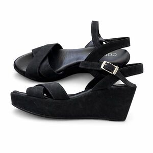 Cordani Elegant Navy Wedge Sandals